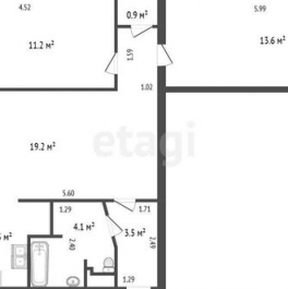 Продажа 3-комн квартиры на вторичном рынке улица Партизана Германа,  д. 35