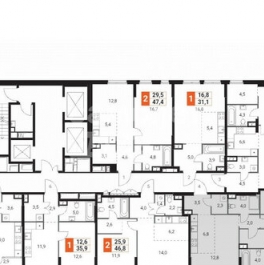 Продажа 3-комн квартиры на вторичном рынке Шелепихинская набережная,  д. 40 к2