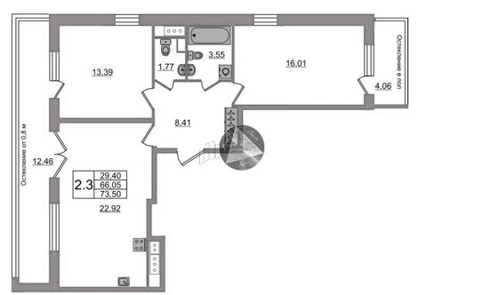 Продажа 2-комн квартиры на вторичном рынке Кубинская улица,  д. 76 к1 с1