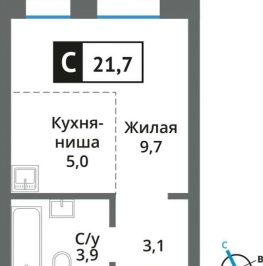 Продажа студии Красногорск, Московская область, Красногорск, мкрн. Опалиха Продажа студии Красногорск, Московская область, Красногорск, мкрн. Опалиха