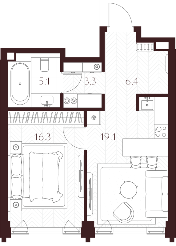 Продажа 1-комн квартиры в новостройке Москва г., Климашкина ул.,  к. 1