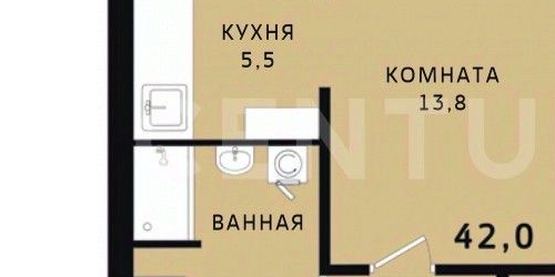 2-комн квартира Колпино, Пролетарская улица, 133