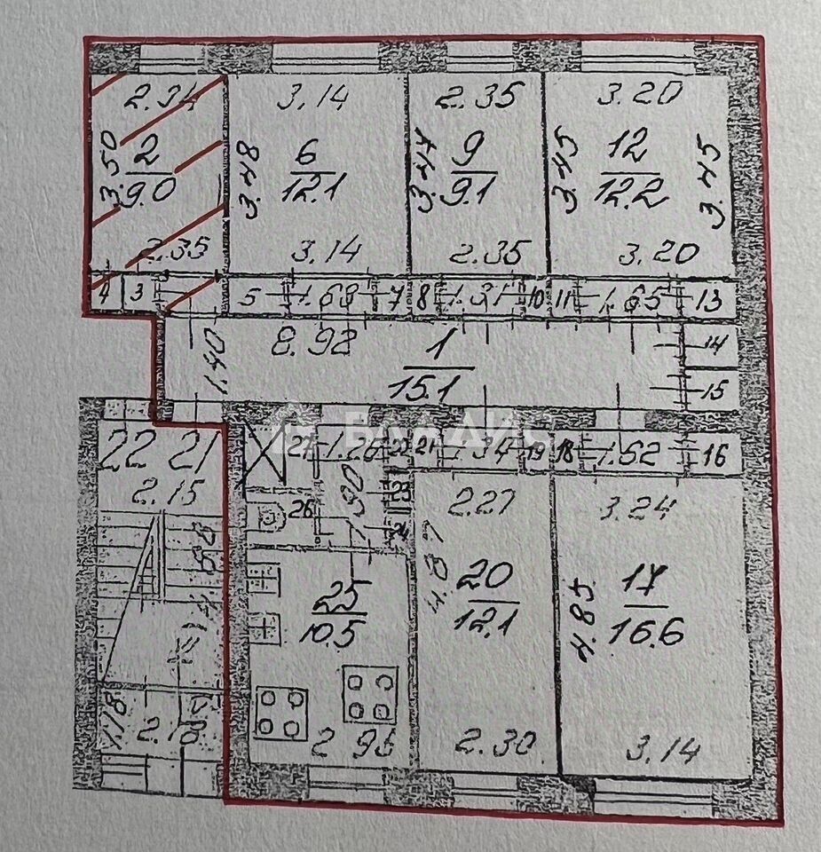 Продажа 6-комн квартиры на вторичном рынке 3-й Рабфаковский переулок, 12К2