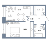 Продать Квартиры в новостройке Москва г., Пресненский Вал ул.   4.2