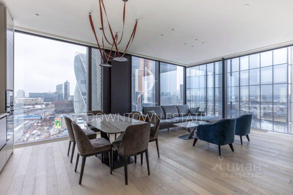 Аренда 3-комн квартиры на вторичном рынке Краснопресненская набережная, 14Ак2