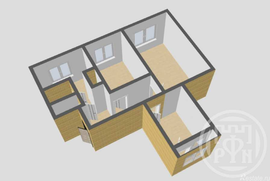 Продажа 3-комн квартиры на вторичном рынке Кировск г., Ладожская ул. ,  д. 20