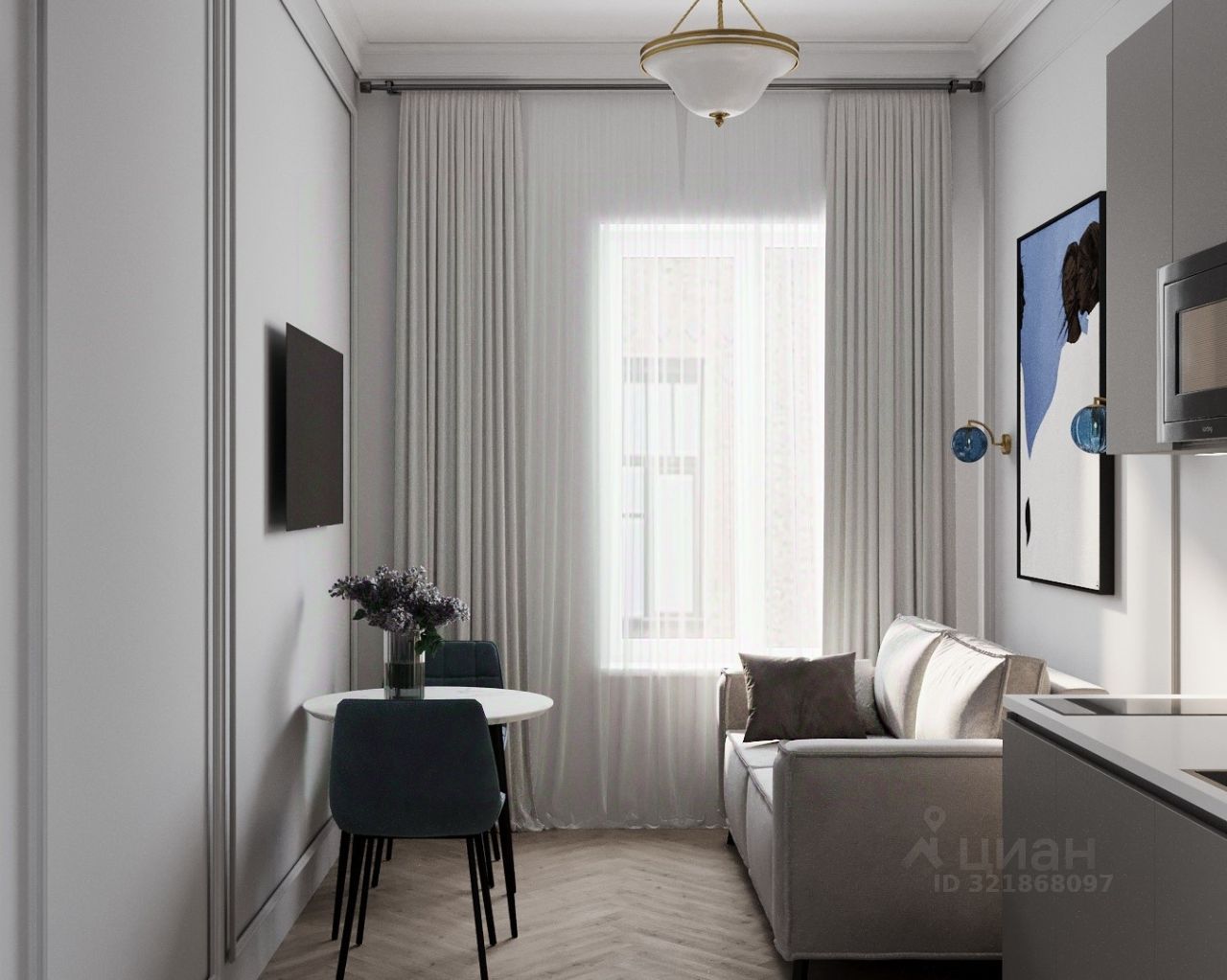 Продажа студии Каменноостровский проспект, 19/13