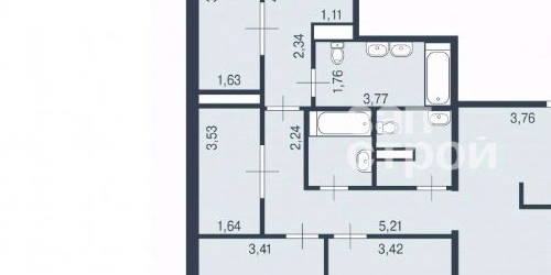 3-комн квартира набережная Обводного Канала, 106
