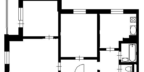 3-комн квартира Вербная улица, 14К2