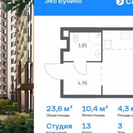 Продажа 1-комн квартиры на вторичном рынке пр-кт Куприна,  д. 32,  к. 1