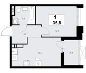 Продать Квартиры в новостройке Прокшино д., Проектируемый проезд № 7029   7.1.4