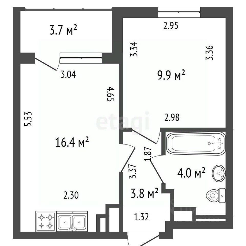 Продажа 1-комн квартиры на вторичном рынке дорога Торфяная, 17к2