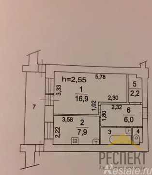 Продажа 1-комн квартиры на вторичном рынке Люберцы, ул. Космонавтов,  д. 44