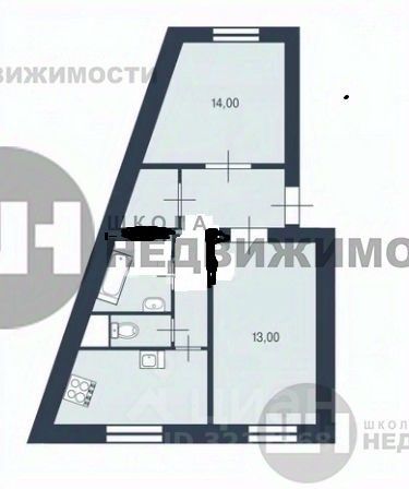 Продажа 2-комн квартиры на вторичном рынке Среднеохтинский проспект, 2в/17