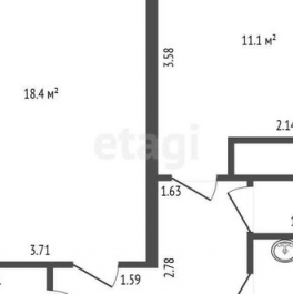 Продажа 1-комн квартиры на вторичном рынке Колпино г, Вознесенское ш,  д. 49 к2