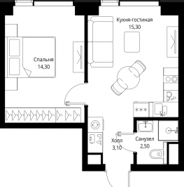 Продажа 1-комн квартиры в новостройке Москва г., Вишнёвая ул., к. 6 Продажа 1-комн квартиры в новостройке Москва г., Вишнёвая ул., к. 6