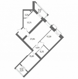 Продажа 3-комн квартиры на вторичном рынке Северный пр-кт,  д. 7,  к. 1