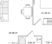 Продать Квартиры вторичка Новосаратовка, улица Первых  1 