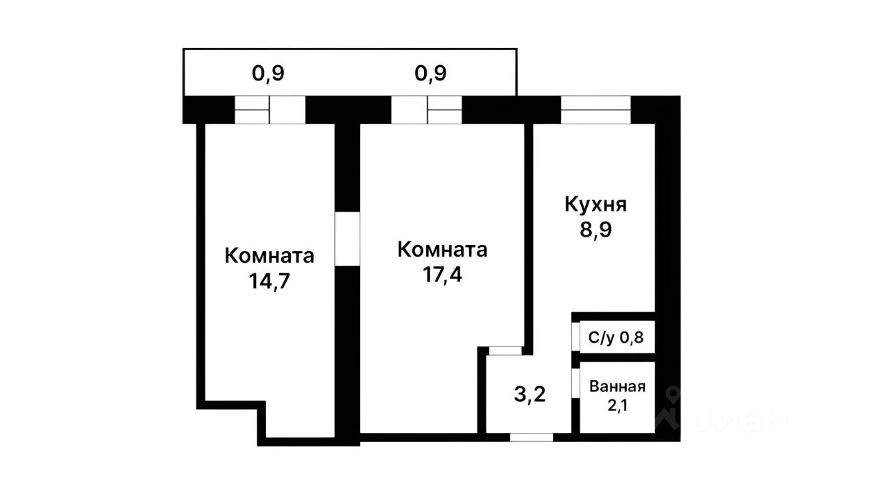 Аренда 2-комн квартиры на вторичном рынке Сетуньский 3-й проезд,  д. 4