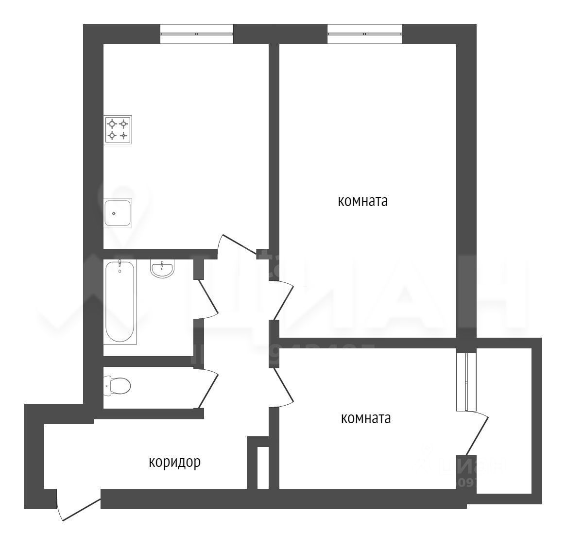Продажа 2-комн квартиры на вторичном рынке Симферопольский бульвар, 30к2