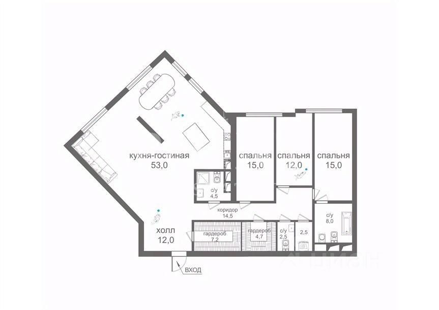 Продажа 4-комн квартиры на вторичном рынке Мосфильмовская улица, 8
