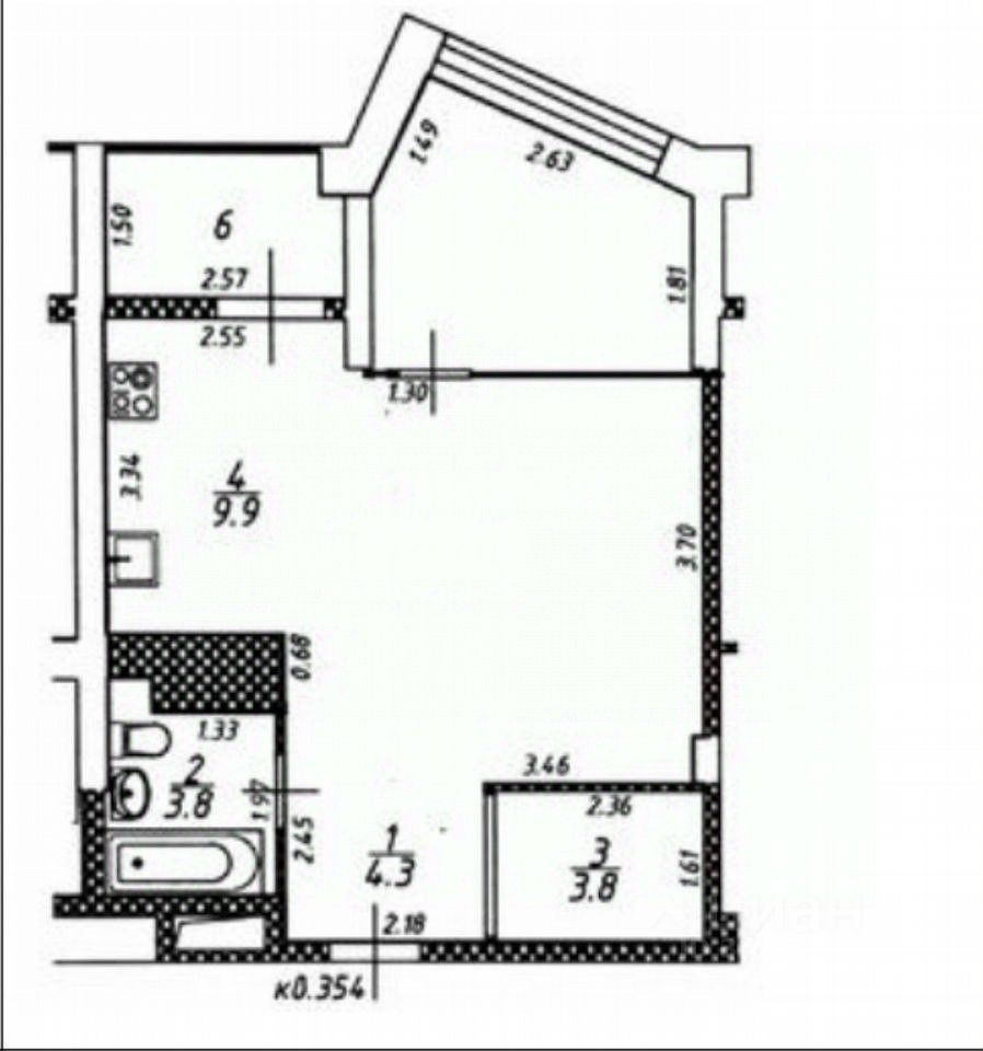 Продажа 1-комн квартиры на вторичном рынке Химки г, Молодежная ул,  д. 7к1
