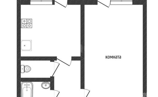 Продажа 1-комн квартиры на вторичном рынке Будогощь, Советская улица,  д. 107