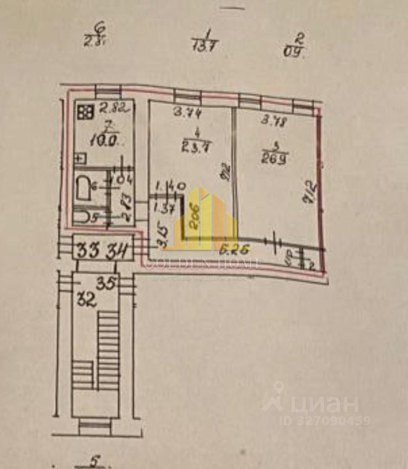 Продажа 2-комн квартиры на вторичном рынке набережная Обводного Канала, 55Г
