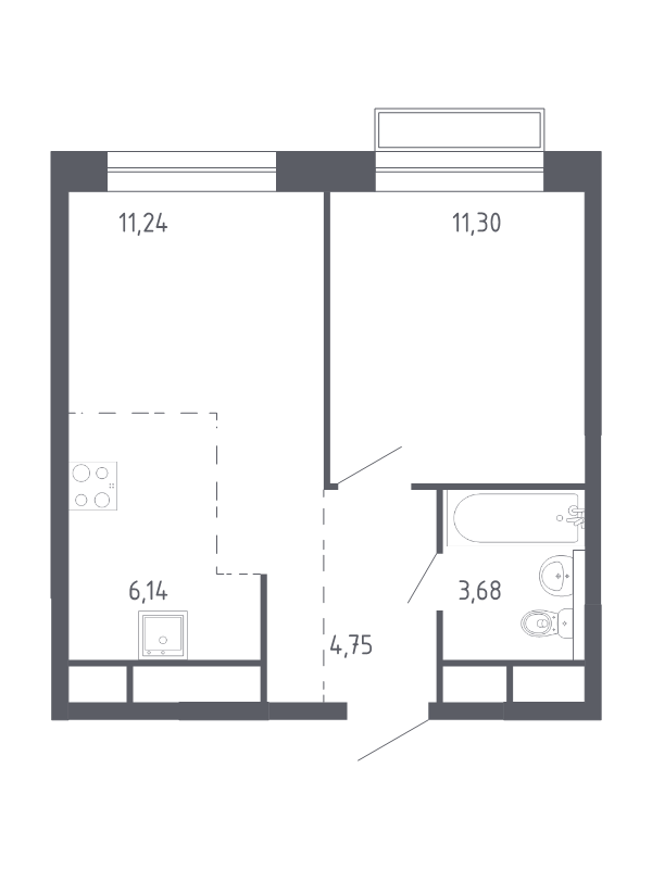 Продажа 1-комн квартиры в новостройке Балашиха г., Павлино мкр.,  к. 6