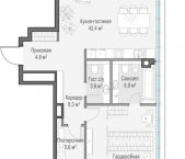 Продать Квартиры в новостройке Москва г., Фрунзенская наб.   C3