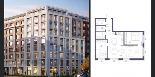 2-комн квартира Малоохтинский пр-кт,  д. 68а