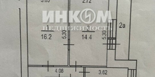 2-комн квартира Песчаный пер,  д. 8