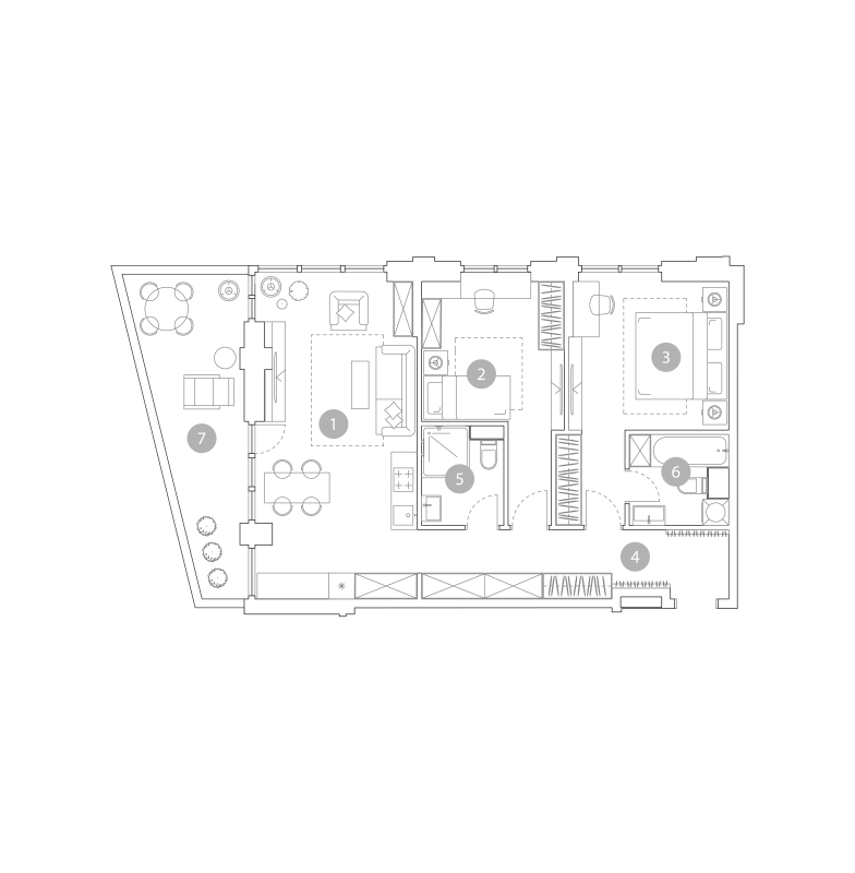 Продажа 2-комн квартиры в новостройке Москва г., Миклухо-Маклая ул.,  к. 1