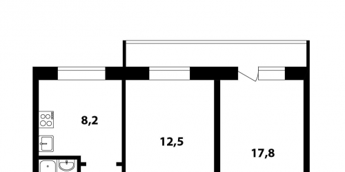 2-комн квартира Передовиков ул,  д. 37