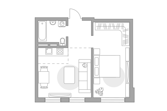 Продажа 2-комн квартиры в новостройке село Николо-Урюпино, жилой комплекс Аникеевский, д.12/2
