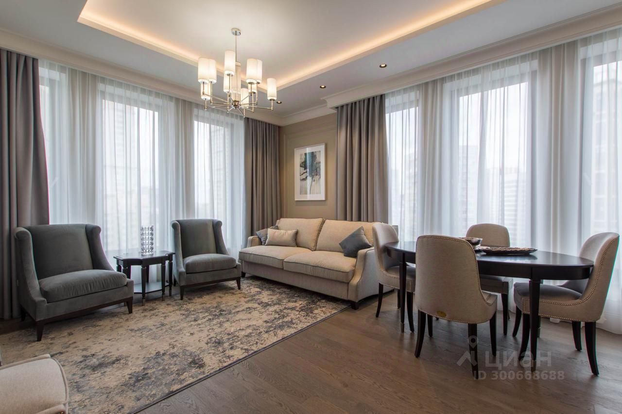 Аренда 3-комн квартиры на вторичном рынке Рублевское шоссе, 101