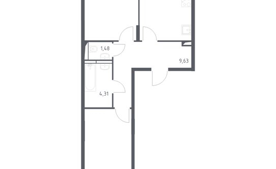 Продажа 2-комн квартиры на вторичном рынке Любучанская ул,  д. 1