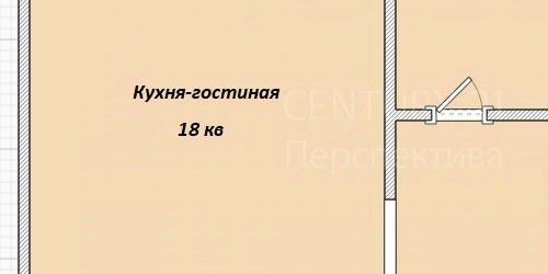 1-комн квартира улица Красных Зорь, 33А