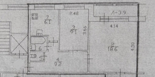 3-комн квартира Белорусская ул. ,  д. 16,  к. 2