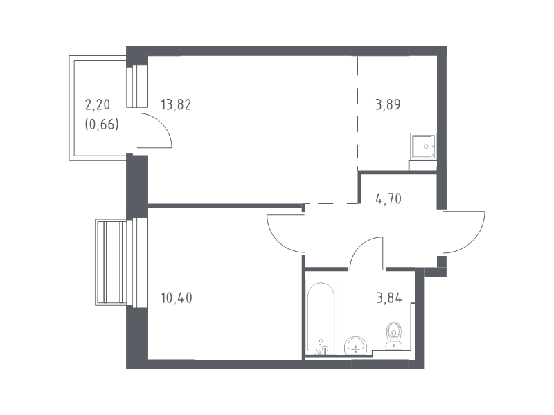 Продажа 1-комн квартиры в новостройке Лайково с., Лесная ул.,  к. 56