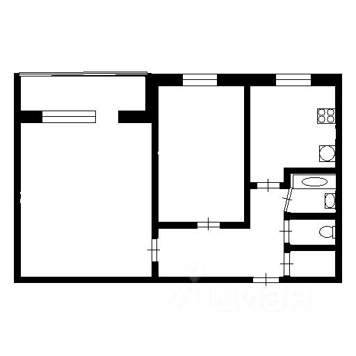 Аренда 2-комн квартиры на вторичном рынке Пражская улица, 3