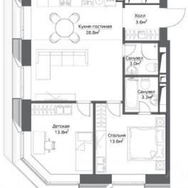 Продажа 3-комн квартиры на вторичном рынке Дмитровский проезд