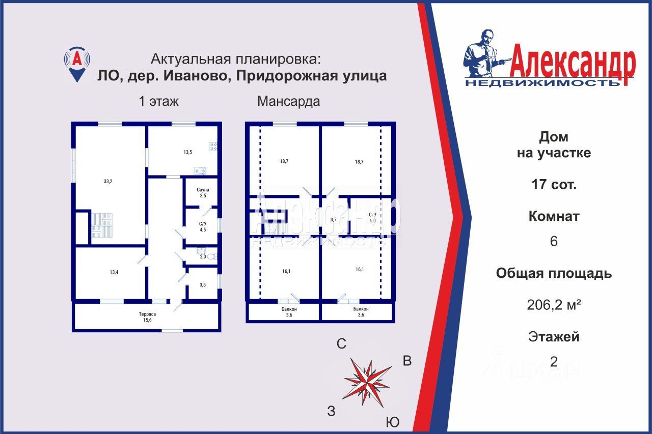 Продажа дома д. Иваново, улица Придорожная, 38Б