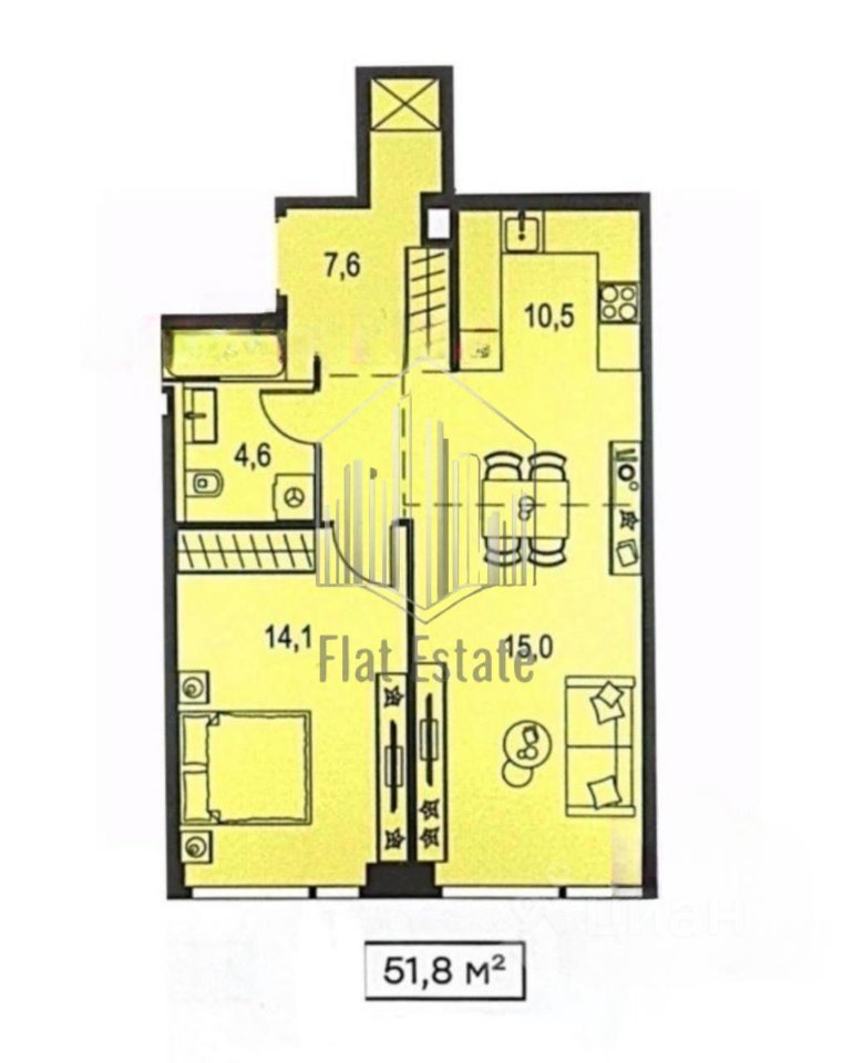 Продажа 2-комн квартиры на вторичном рынке Озерная улица, 1к2/5