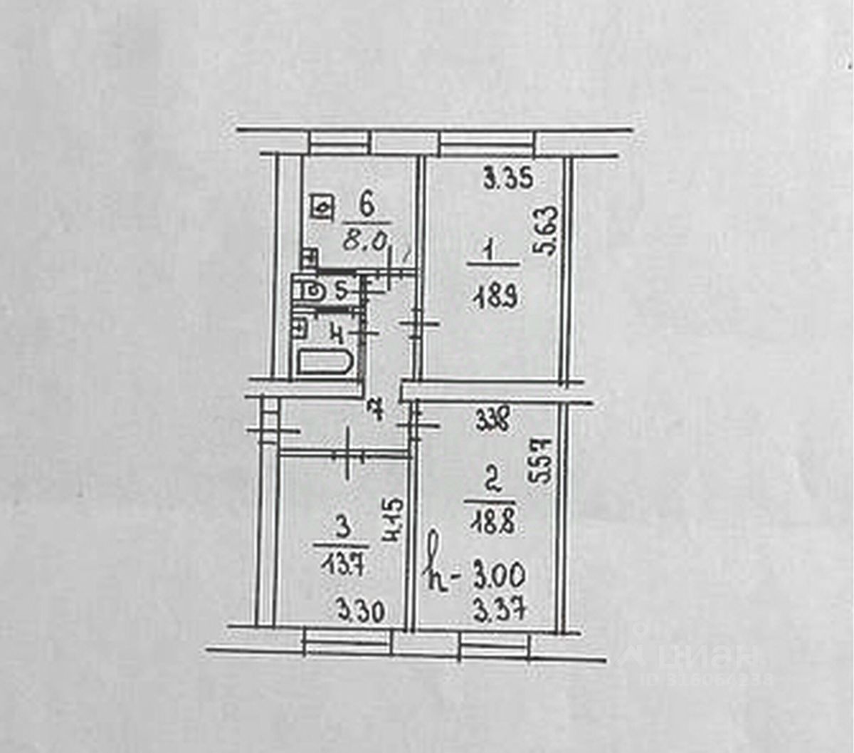 Продажа 3-комн квартиры на вторичном рынке 3-й Павелецкий проезд, 7К1