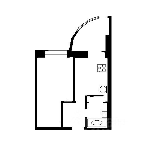 Продажа 1-комн квартиры на вторичном рынке Сестрорецк, улица Токарева, 24