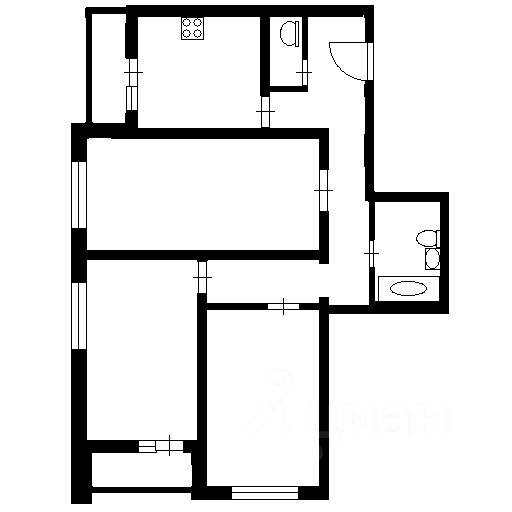Продажа 3-комн квартиры на вторичном рынке улица Лидии Зверевой, 3к3
