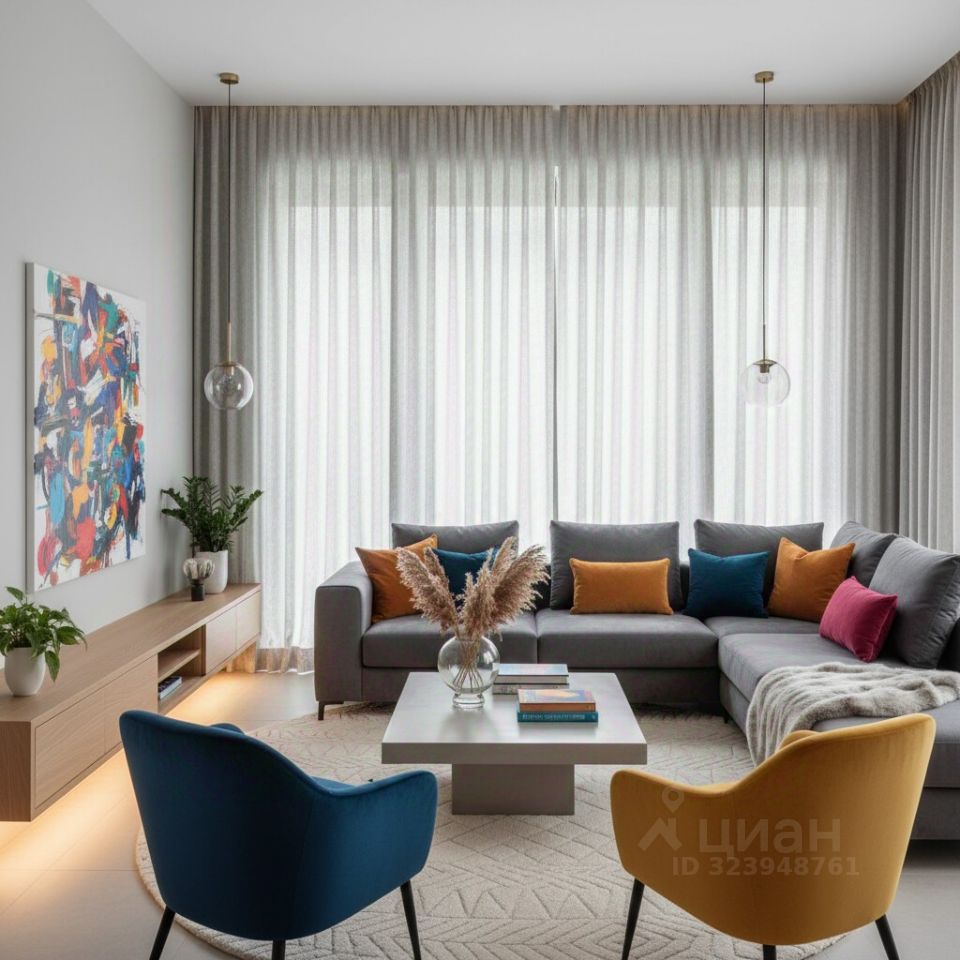 Аренда 3-комн квартиры на вторичном рынке Молочный переулок, 1