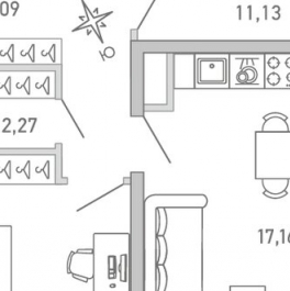Продажа 2-комн квартиры в новостройке наб Чёрной речки,  д. 1