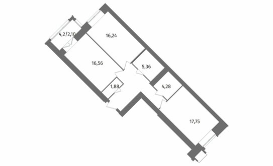Продажа 2-комн квартиры на вторичном рынке Лиственная улица,  д. 20 к2 с1